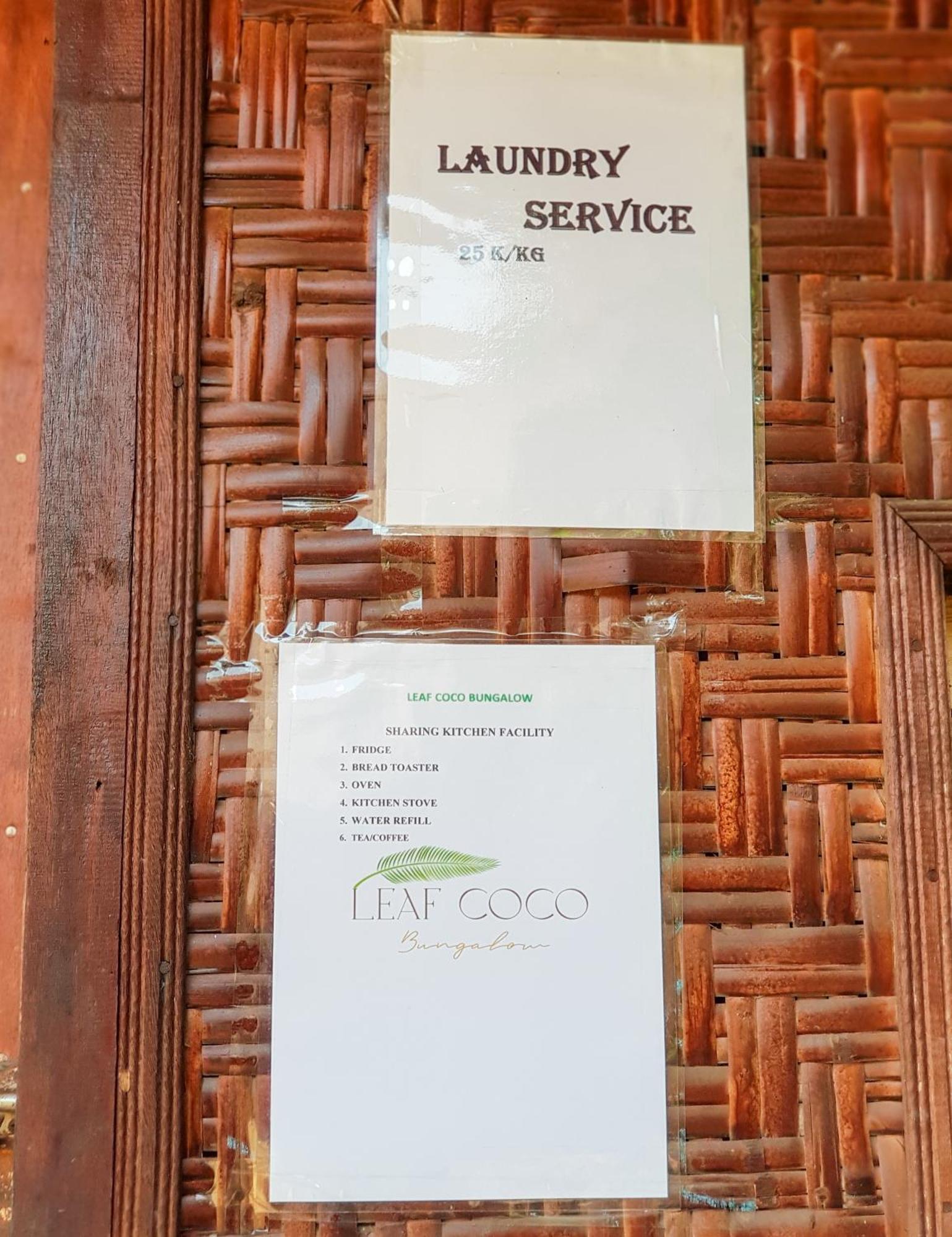 Leaf Coco Bungalow 吉利阿尔 外观 照片