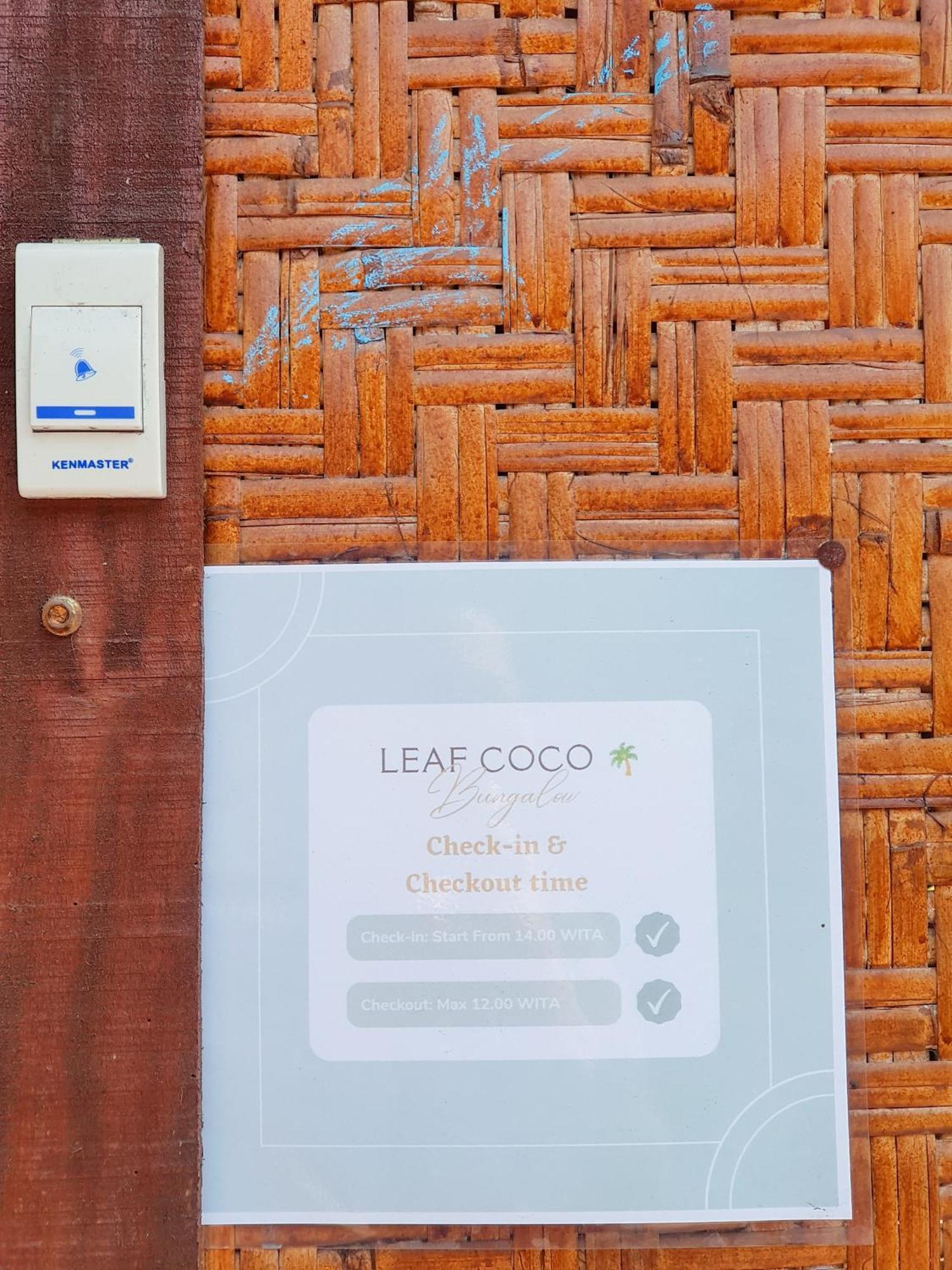 Leaf Coco Bungalow 吉利阿尔 外观 照片